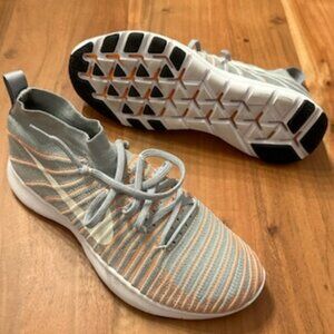 Nike Free Trainer Force Flyknit 'Wolf Grey / Orange' Size 10
